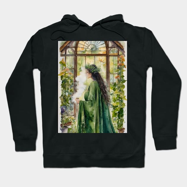 Communing With Plant Spirits Hoodie by Lyra-Witch